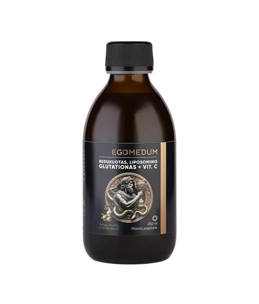 Redukuotas, liposominis GLUTATIONAS + Vit. C