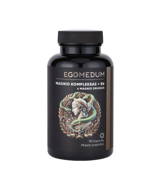 Magnio kompleksas + B6 4 magnio druskos