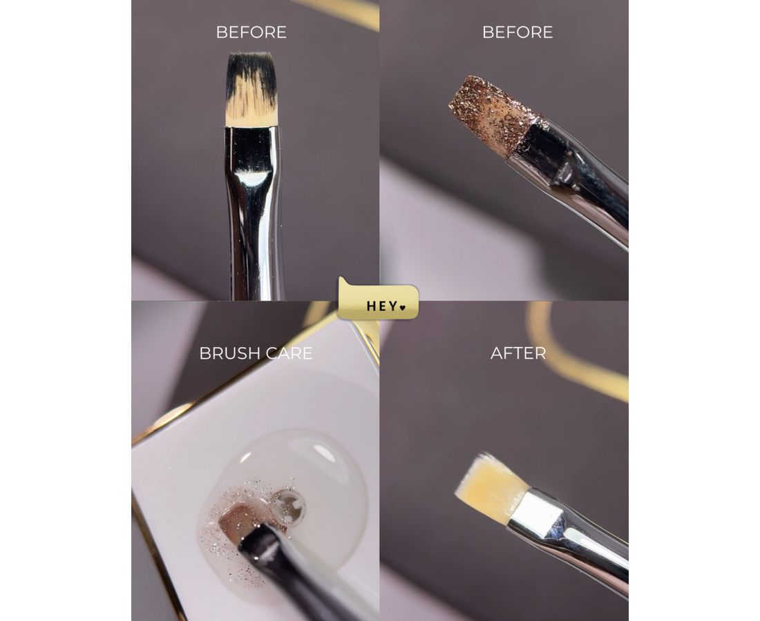 HEYLOVE - TEPTUKŲ VALIKLIS "BRUSH CARE SOLUTION", 30 ML