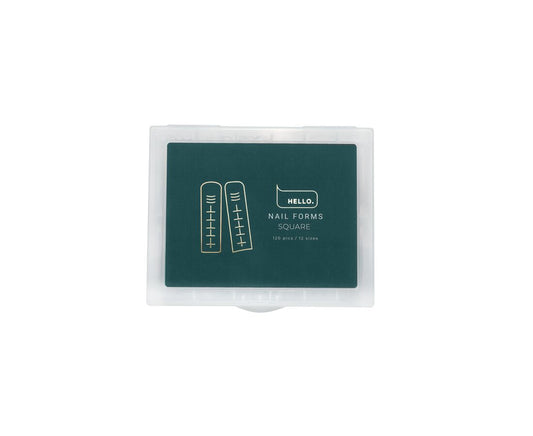 HEYLOVE VIRŠUTINĖS NAGŲ FORMELĖS - SQUARE, 120 vnt