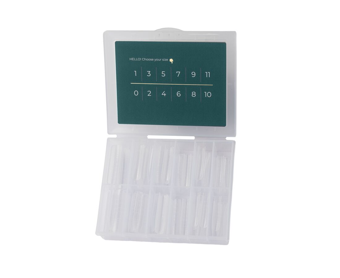 HEYLOVE VIRŠUTINĖS NAGŲ FORMELĖS - SQUARE, 120 vnt