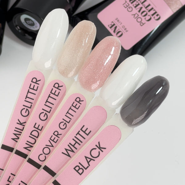 ONE PRO LINE POLYGELIS - NUDE GLITTER, 30ml