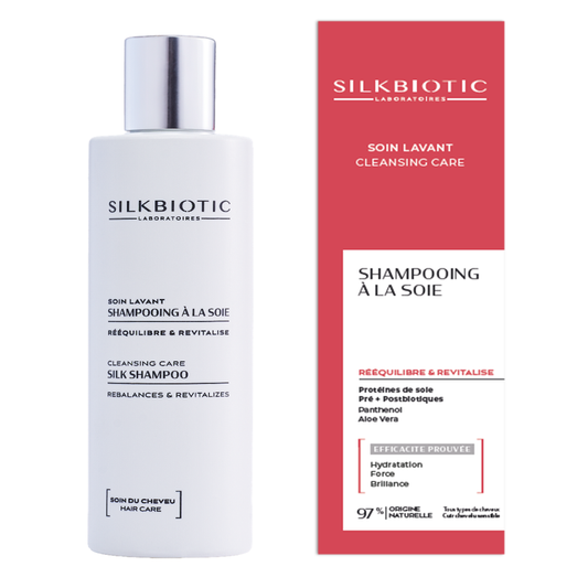 SILKBIOTIC - VALOMASIS ŠAMPŪNAS SU ŠILKU, 200ml