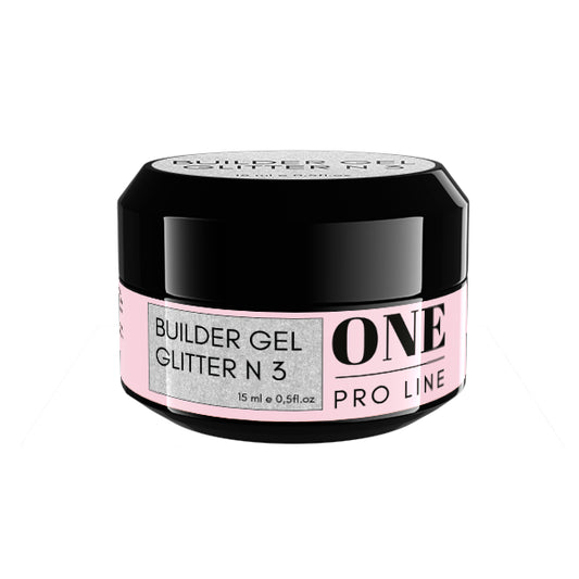 ONE PRO LINE GELIS - GLITTER  No3, 15ml