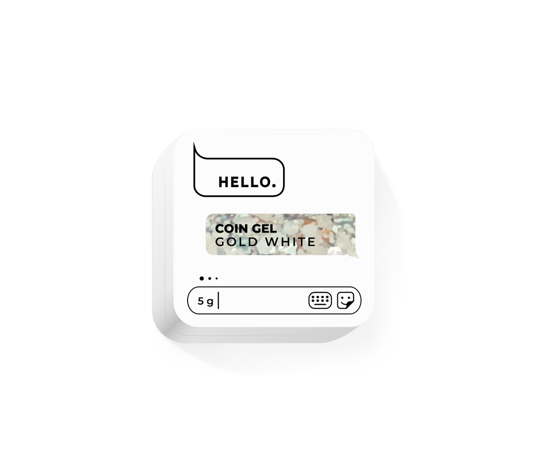 HELLO COIN GELIS - GOLD WHITE, 5g.