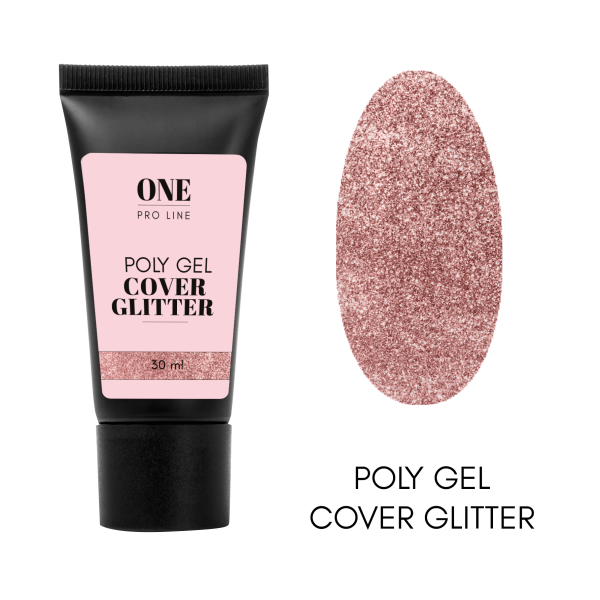 ONE PRO LINE POLYGELIS - COVER GLITTER, 30ml