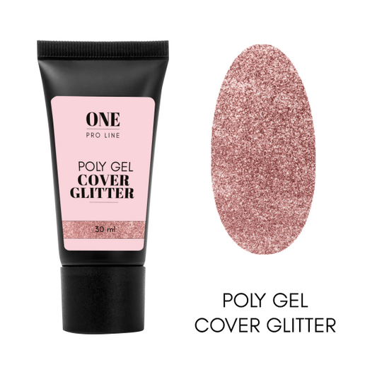 ONE PRO LINE POLYGELIS - COVER GLITTER, 30ml