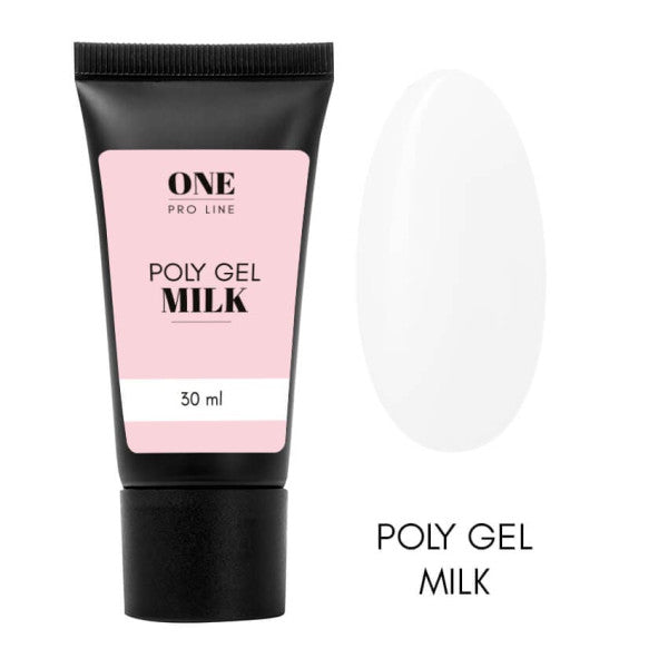 ONE PRO LINE POLYGELIS - MILK, 30ml